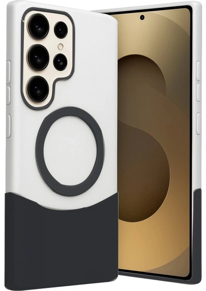 Samsung Galaxy S23 Ultra Velar Magsafe Kapak - Siyah