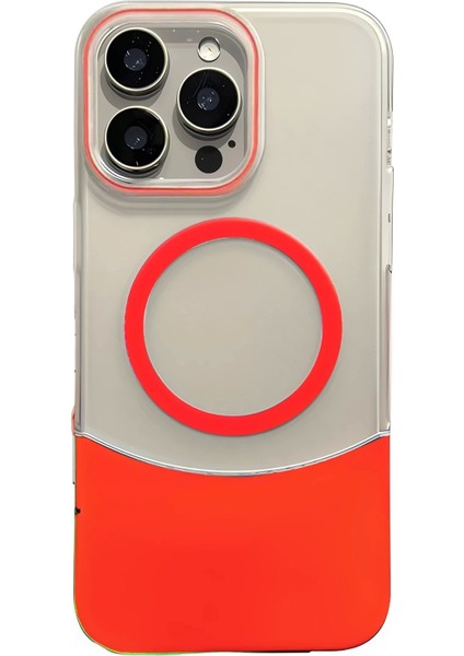 Apple iPhone 16 Pro Max Velar Magsafe Kapak - Kırmızı