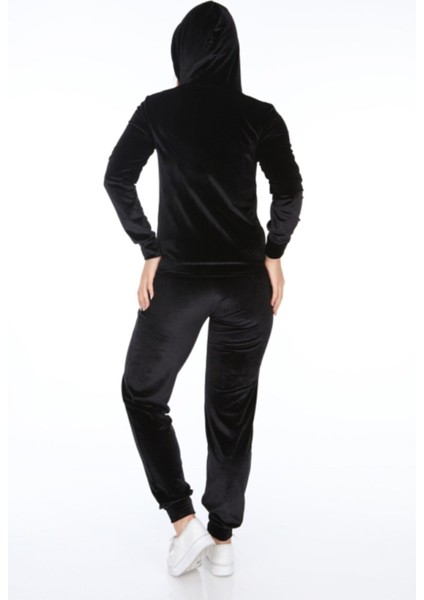 Taşsız Paça Lastik Kadife Siyah Takım Yumuşak Dokulu, Rahat Kalıp, Paça Lastikli, Dört Mevsim Rahat Kullanım fırsatları