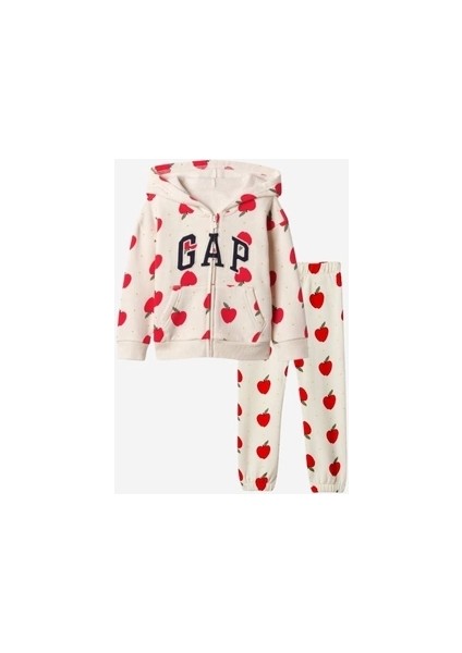 Elma Detaylı Kız Eşofman Takımı modelleri