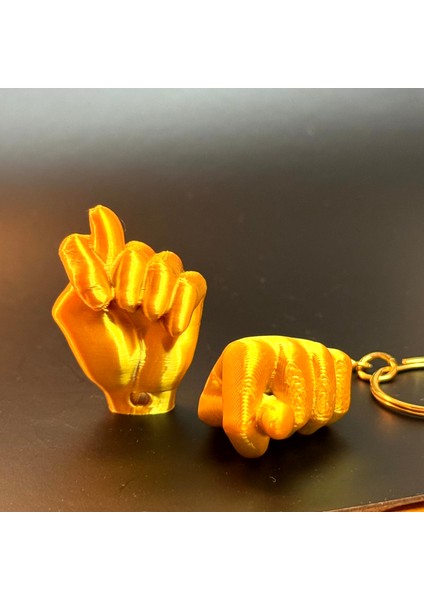 Nah Şeklinde Anahtarlık Şaka Anahtarlık Nah Hediye