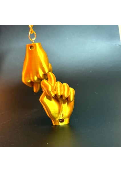 Nah Şeklinde Anahtarlık Şaka Anahtarlık Nah Hediye