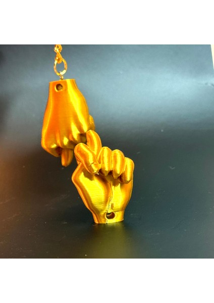 Nah Şeklinde Anahtarlık Şaka Anahtarlık Nah Hediye