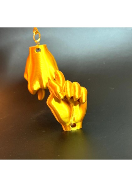 Nah Şeklinde Anahtarlık Şaka Anahtarlık Nah Hediye