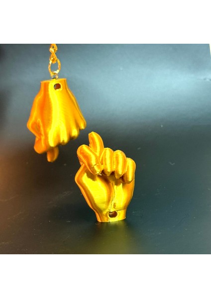 Nah Şeklinde Anahtarlık Şaka Anahtarlık Nah Hediye