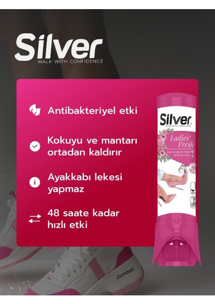 Kadın Ayakkabı Deodorantı Ayak Koku Giderici Terleme Önleyici 100 ml modelleri