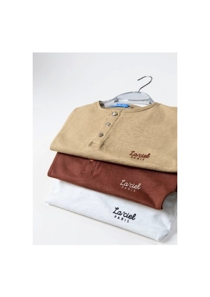 La'ciel Paris Uzun Kollu T-Shirt Unisex modelleri