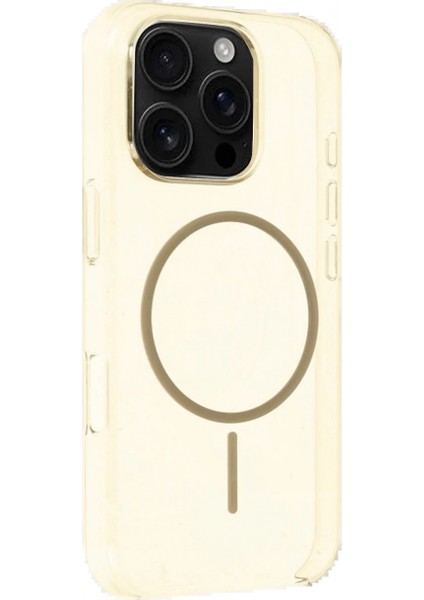 Apple iPhone 16 Pro Pc Blank Magsafe Kapak - Çöl Titanyum fiyatları