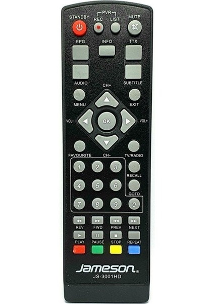JS-3001 Hd Uydu Kumanda Orjinal modelleri