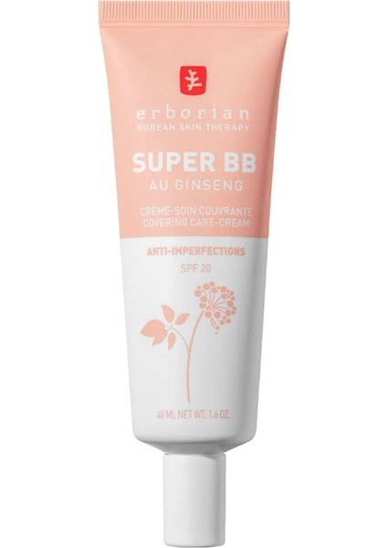 Super Bb Au Ginseng Yüksek Kapatıcı Nemlendirici Bb Krem 40ML SPF20 Chocolat