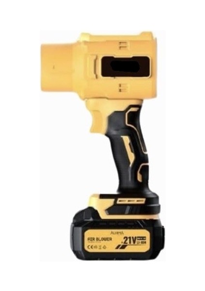 Taşınabilir Güçlü Kablosuz Jet Fan 32.000 Rfm Çanta Batarya Şarj Aleti Soğutma Fanı Vantilatörü