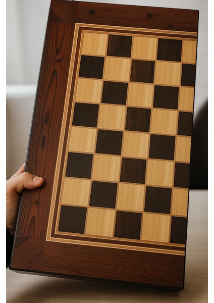 Büyük Boy Platin Kaplama Tavla - Yakma Desenli,mermer Desenli,ceviz Desenli - 2 Adet Hediye Iskambil modelleri