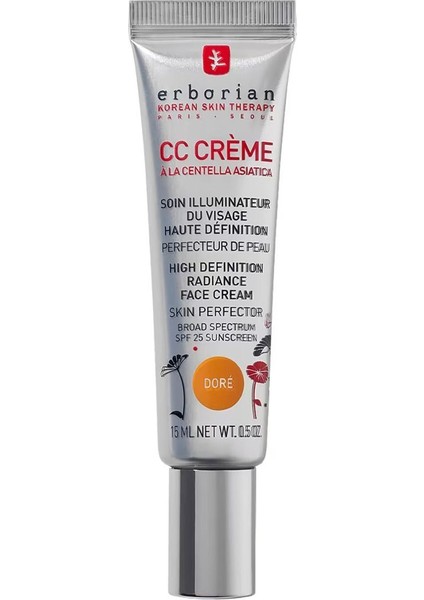 cc Crème - Seyehat Boyu Aydınlatıcı Bakım- Dore 15 ml