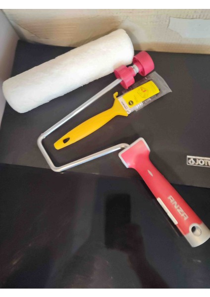 Anza Ekonomik Boya Seti(23 cm Rulo, Sap, 35 mm Kestirme Fırçası)