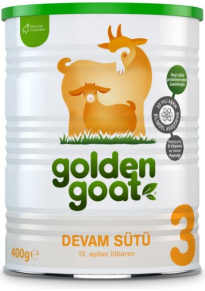 Golden Goat 3 Keçi Sütlü Devam Sütü 1+ Yaş 400 gr