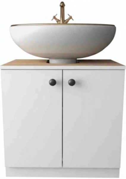 Ayaklı Lavabo Için Dolap Raf Düzenleyici 2 Kapaklı Lavabo Banyo Dolabı RZ64*42 fiyatları