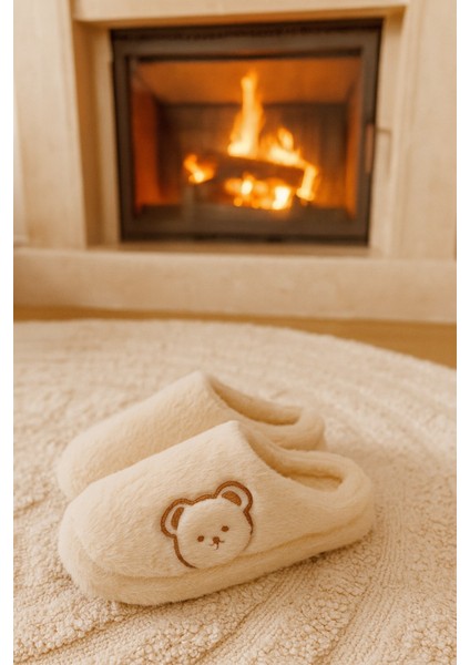 3'lü Paket Fluffy Kapalı Kadın Terlik Ev Terliği indirimleri