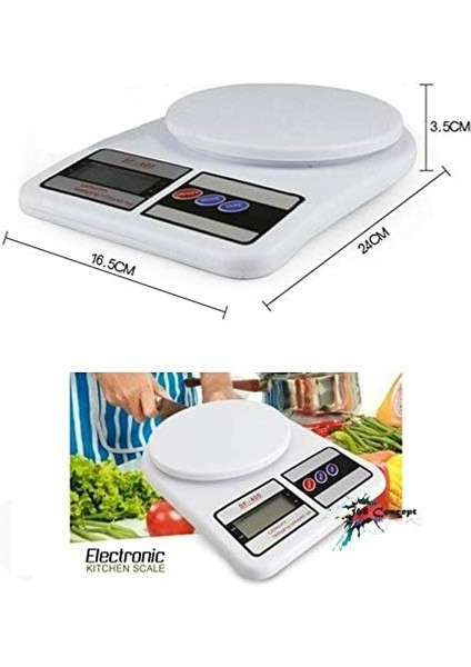 10 kg Dijital Hassas Mutfak Terazisi Hassasiyetli, LCD Ekranlı, Dara Özellikli Yemek Tartısı modelleri