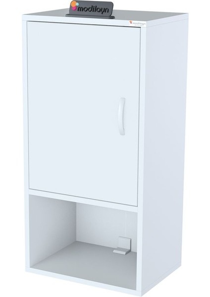 Şile Asma Dolap 50 x 88,4 x 32,5 cm Tek Kapaklı 3 Gözlü Makine Üstü Dolap Çamaşır Makinesi Üstü Dolabı indirimleri
