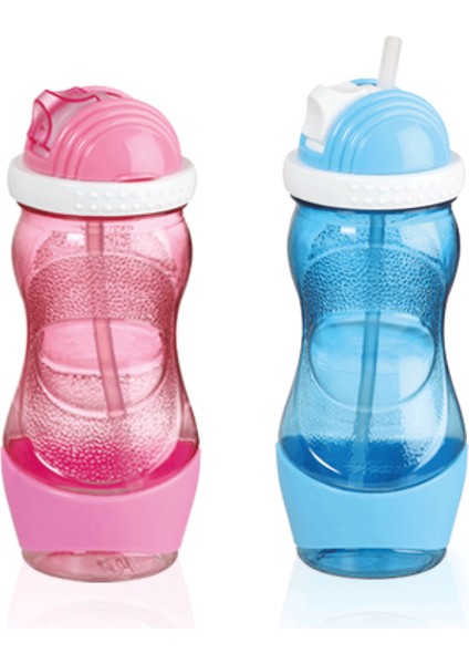 Qlux Pipetli Suluk Matara Bpa Içermez Suluk Matara Okul Sporcu Kamp Matara Suluk