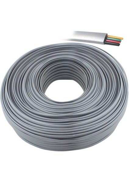 MN202F Telefon Hat Kablosu 20 Metre/bakır Tel-Diş Mekan/kutu–modem Dsl Adsl Vdsl Kablosu/4'lü-Flat