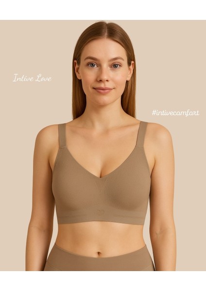 Intive Pureform Balensiz Dikişsiz Kopçasız Dokulu Seamless Bralet Sütyen (5 Renk)