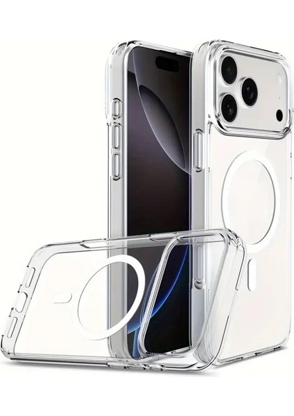 Nexıva iPhone 17 Pro Magsafe Uyumlu Şeffaf Darbe Emici Kılıf – Sararma Karşıtı, Yükseltilmiş Kamera Koruması modelleri