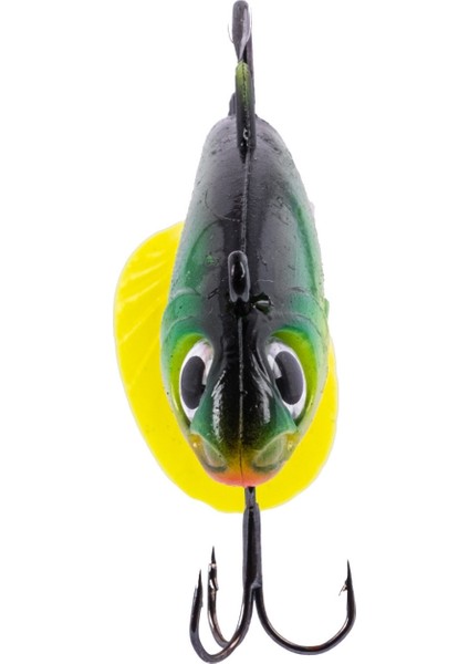 1 Adet - Silikon Yapay Suni Balık - 15 Gram - 10 cm - Üçlü Iğneli - Fishack - Uv Boyalı - Liechen modelleri