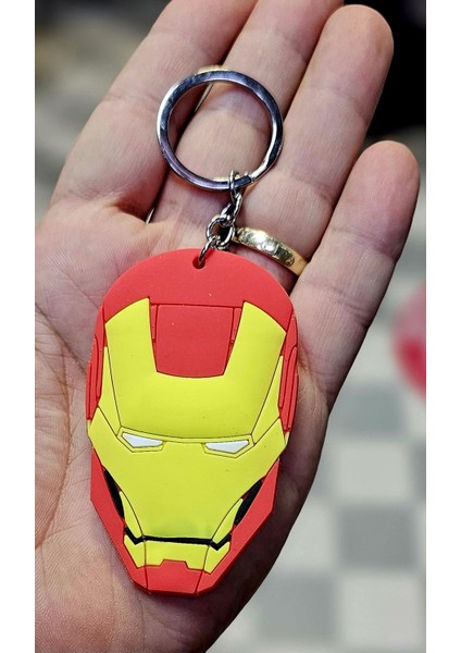 Sdükkan Design Çift Taraflı Silikon Iron Man Anahtarlık fiyatları