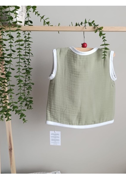 %100 Pamuk 4 Kat Müslin Kumaş Yelek fiyatları