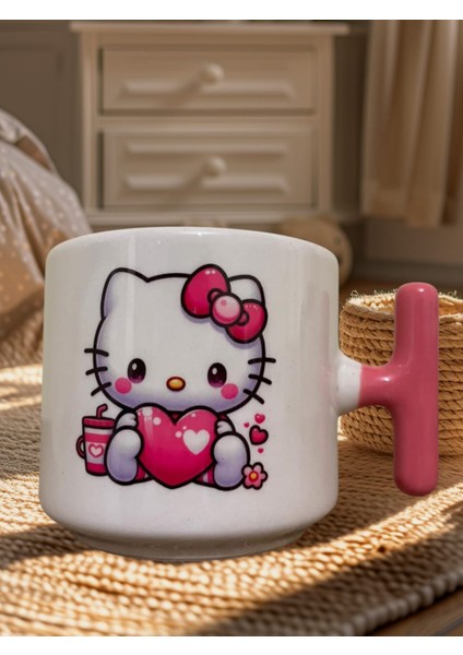 Hello Kity Çift Taraf Baskılı Kupa- Seramik Çay, Kahve Hediyelik Bardağı fiyatları