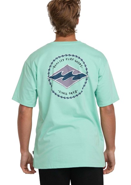 Rotor Diamond Regular Erkek Yeşil Tişört