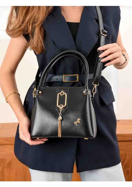 Miami Polo 4 Bölmeli Kadın El ve Omuz Çantası modelleri