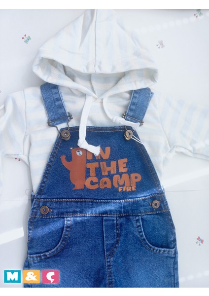 Unisex Kot Tulum Sonbahar Kış Kız Erkek Bebek 2li Takım Overall Jumpsuit indirimleri