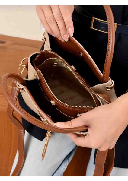 Miami Polo 4 Bölmeli Kadın El ve Omuz Çantası modelleri