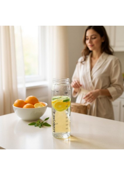 Pure Su Matarası, Süzgeçli Su Kabı, Plastik Suluk, Su Matarası, 730 ml indirimleri