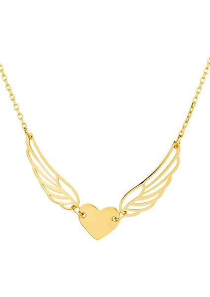 Kalpli Melek Kanadı Kolye