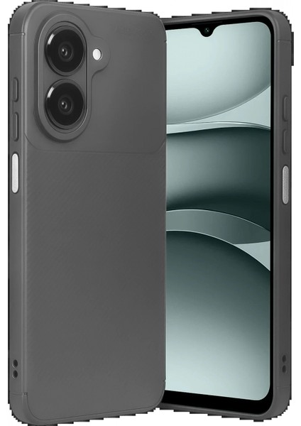 Samsung Galaxy A07 Auto Focus Karbon Kapak - Gri