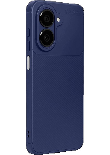 Samsung Galaxy A07 Auto Focus Karbon Kapak - Lacivert