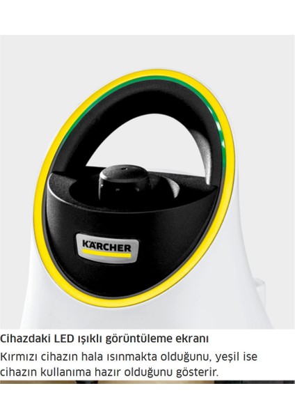 Kärcher Hızlı ve Etkili Temizlik Sc 2 Deluxe Easyfix Buharlı Temizlik Makinesi-Full Temizlik Seti+Cam Temizlik Başlığı fiyatları