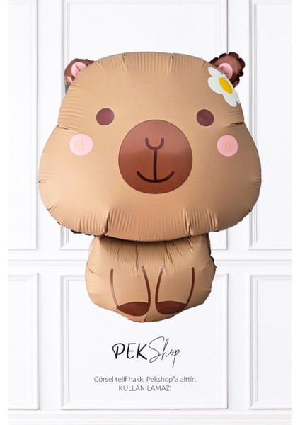 Capybara Folyo Balon Kapibara Şekilli Balon Kahve fiyatları