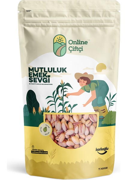 Kavrulmuş Siirt Fıstığı 400GR