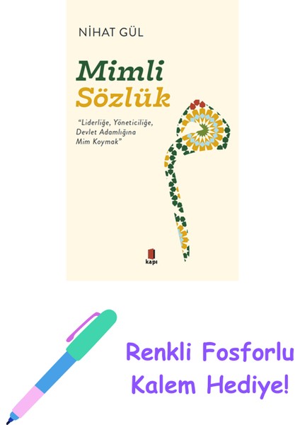 Mimli Sözlük + Renkli Fosforlu Kalem