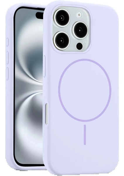 iPhone 16 Pro Max Kılıf Jully Magsafe Kapak - Lila