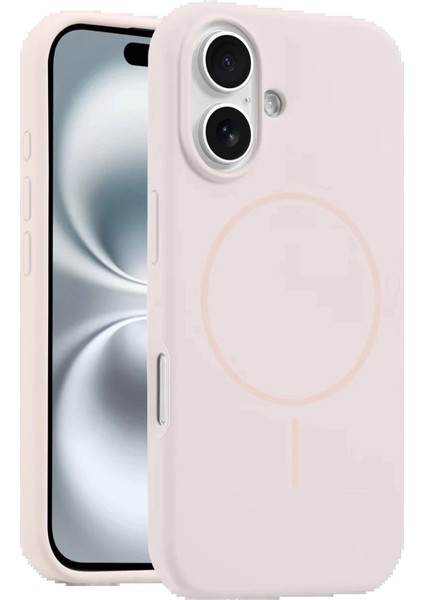 iPhone 16 Plus Kılıf Jully Magsafe Kapak - Pembe