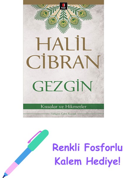 Gezgin + Renkli Fosforlu Kalem