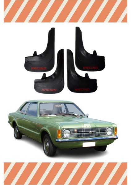 Ford Taunus Racing Yazılı 4'lü Tozluk Çamurluk Paçalık