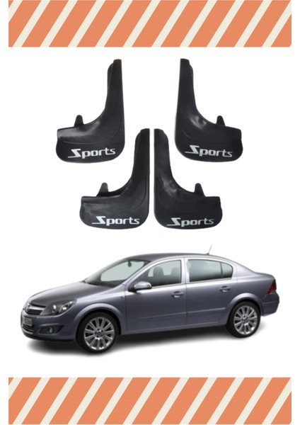 Opel Astra H Sd 2008-2017 Sports Yazılı 4'lü Tozluk Çamurluk Paçalık