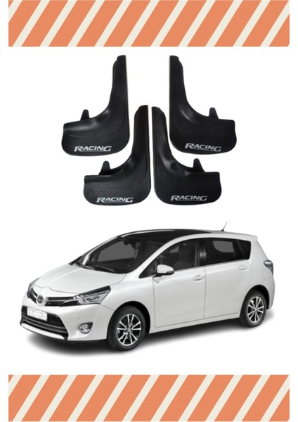 Toyota Verso 2010-2017 Racing Yazılı 4'lü Tozluk Çamurluk Paçalık