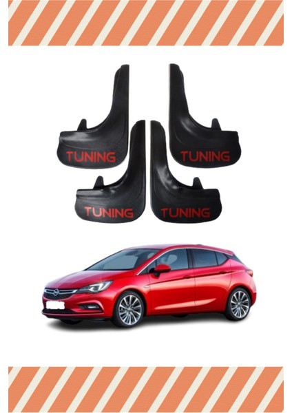 Opel Asrta K Hb 2015-2020 Tunıng Yazılı 4'lü Tozluk Çamurluk Paçalık